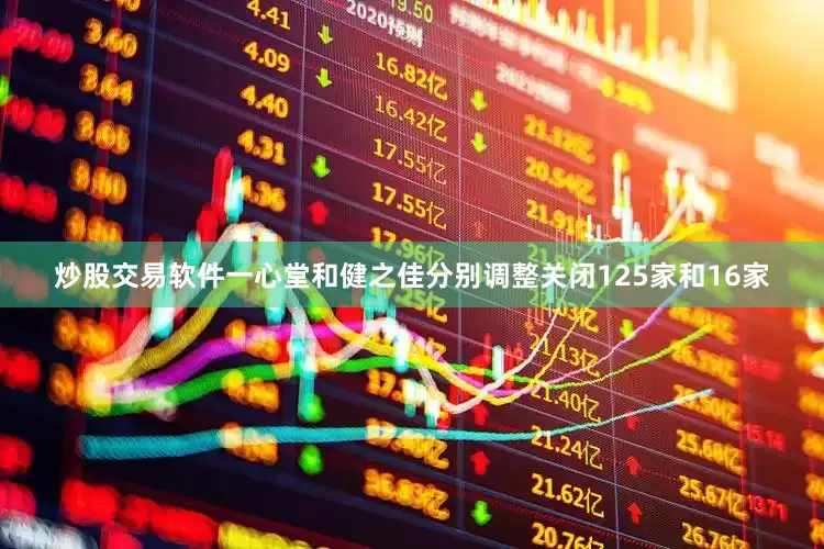 炒股交易软件一心堂和健之佳分别调整关闭125家和16家